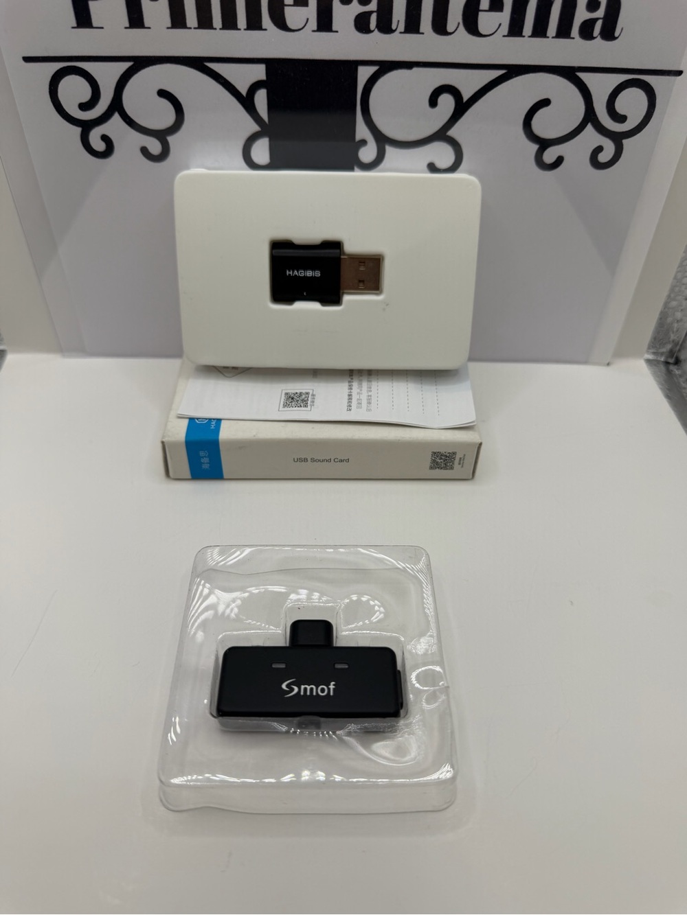 Hagibis USB Sound Card Adapter and Smof Stereo Audio Transmitter